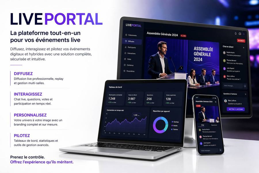 Liveportal portail ultra puissant dédié au streaming